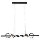Lampada a sospensione nera moderna, Quang, 20W, 3000K LED