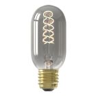 Calex lampadina tubolare LED E27 regolabile grigio, 4W, 1800K