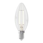 Calex lampadina a candela LED E14 regolabile 3,5W, 2700K