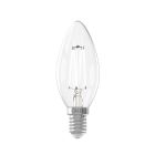 Calex lampadina a candela LED E14 regolabile 4,5W, 2700K