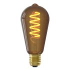 Calex lampadina Edison LED E27 regolabile marrone, 4W, 1800K