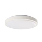 Plafoniera bianca in plastica, Kos, 22W, 3000K LED