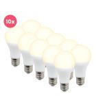 Confezione da 10 Lagiba lampadina LED E27 Bradley, 12W, 3000K