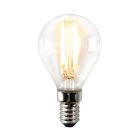 Lampadina LED Olucia E14 dimmerabile, P45, 3w, Vetro trasparente, 2700k