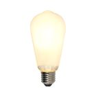 Lampadina LED Olucia E27 Edison dimmerabile, ST58, 5w, Vetro bianco, 2700k