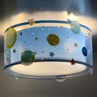 Lampada da soffitto per bambini blu in plastica, Planets