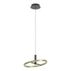 Lampada a sospensione in ottone metallo, Buket, 19W, 3000K LED, dimmer in 3 fasi