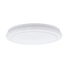 Plafoniera bianca in acciaio, Elseline, 30W, colore regolabile LED