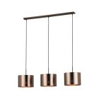 Lampada a sospensione marrone in plastica, Noor