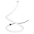 Lampada da tavolo nera in plastica, Allal, 10W, 3000K LED, con interruttore