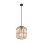 Lampada a sospensione in legno, Ankie