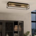 Lampada da soffitto nera in alluminio, Mauricio