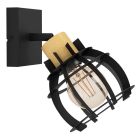 Faretto da parete nero in alluminio, Redouan