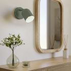 Applique da parete verde in acciaio, Tjitte