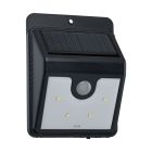 Applique da esterno solare nera in plastica, Zora, 1W, 6000K LED, IP44