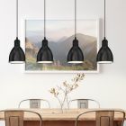 Lampada a sospensione nera metallo, Lavinio