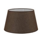 Paralume marrone in tessuto, Noah