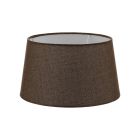 Paralume marrone in tessuto, Noah