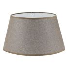 Paralume marrone in tessuto, Noah