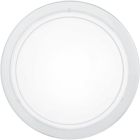 Plafoniera bianca in vetro, Agena