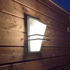 Lampada da esterno antracite in vetro, Dae, IP44