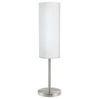 Lampada da tavolo in nichel in vetro, Ciuda, con interruttore