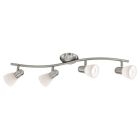 Faretto da soffitto in nichel in acciaio, Alem