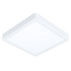 Plafoniera smart bianca in plastica, Geraldo, 16,5W, bianco regolabile tra caldo e freddo LED, IP44