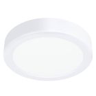 Plafoniera bianca in plastica, Geraldo, 11W, 3000K LED