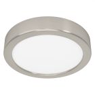 Plafoniera in nichel in plastica, Geraldo, 11W, 3000K LED