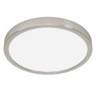 Plafoniera in nichel in plastica, Geraldo, 20,5W, 3000K LED