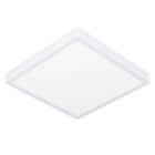Plafoniera bianca in plastica, Geraldo, 20,5W, 3000K LED