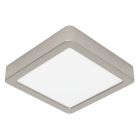 Plafoniera in nichel in plastica, Geraldo, 11W, 3000K LED