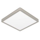 Plafoniera in nichel in plastica, Geraldo, 20,5W, 3000K LED