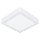 Lampada da soffitto da bagno bianca in plastica, Geraldo, 11W, 3000K LED, IP44