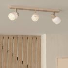 Faretto da soffitto beige in acciaio, Connor