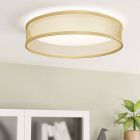 Plafoniera in ottone in acciaio, Jolene, 20W, 3000K LED