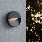 Lampada da esterno nera in alluminio, Lamar, 4,8W, bianco regolabile tra caldo e freddo LED, IP65