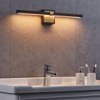 Applique per bagno in ottone in acciaio, Natasha, 11W, 3000K LED, IP44