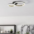 Lampada da soffitto in ottone in plastica, Conrad, 12W, 4000K LED, dimmer in 3 fasi