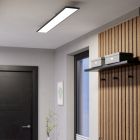Plafoniera smart nera in plastica, Muhsin, 28W, RGBW LED