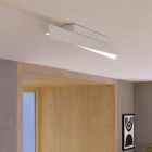 Plafoniera smart bianca in plastica, Birkan, 13,5W, RGBW LED, con telecomando