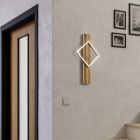 Applique da parete legno design, Annebel, 13W, 3000K LED