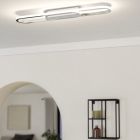 Lampada da soffitto cromata in alluminio, Crijn, 20W, white switch LED