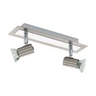 Faretto da soffitto cromato in acciaio, Tjisse