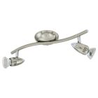 Faretto da soffitto cromato in acciaio, Elwin
