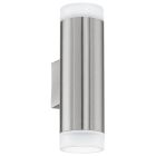 Lampada da parete up down argenta in plastica, Marlies, IP44