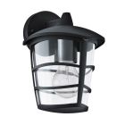 Lampada da esterno nera in plastica, Inas, IP44