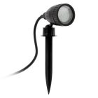 Faretto da giardino nero in plastica, Judy, IP44, con interruttore