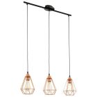 Lampada a sospensione in rame metallo, Costel